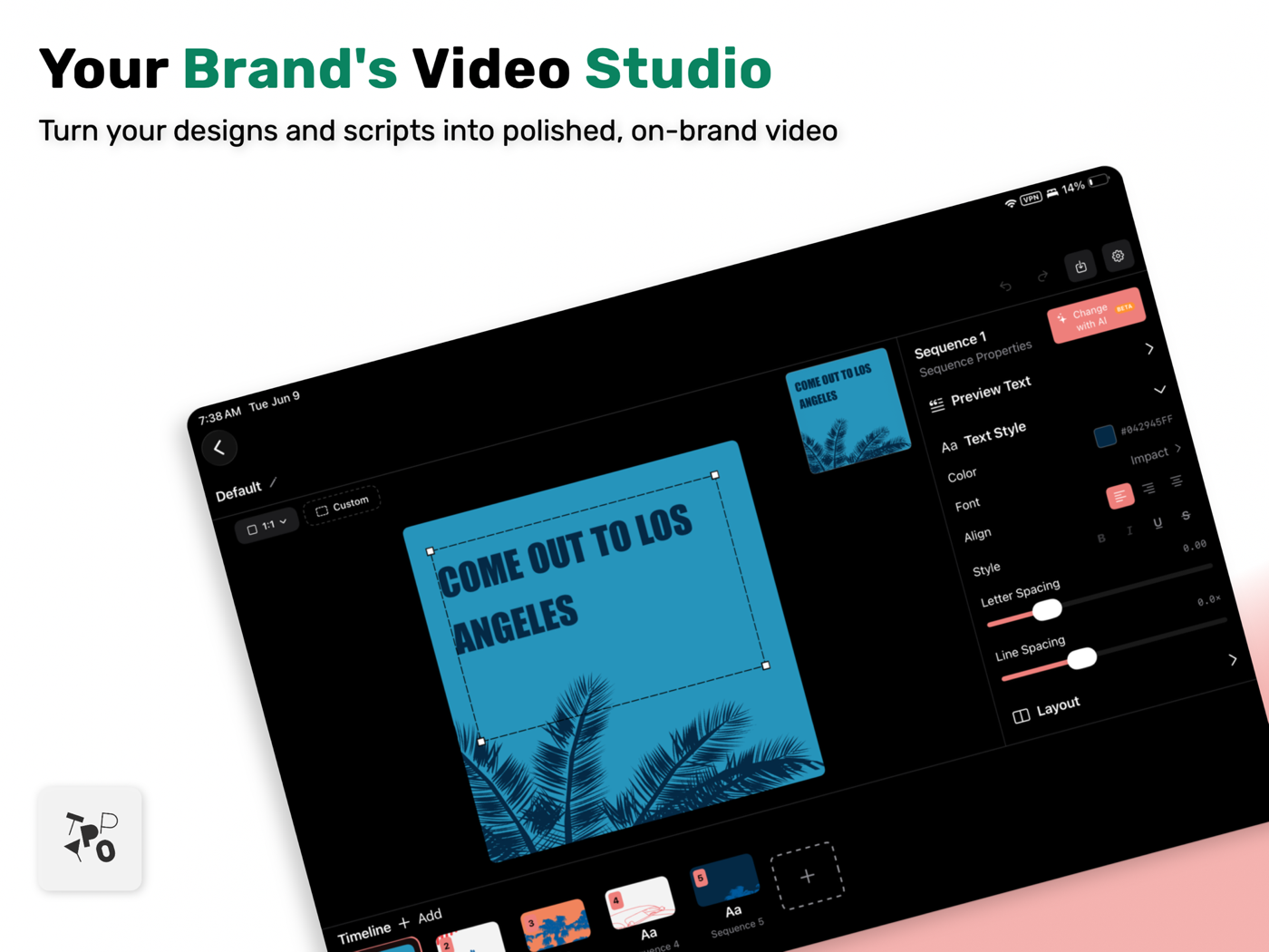 Your brand’s video studio