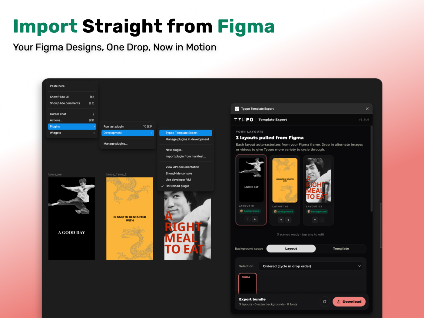 Import straight from Figma